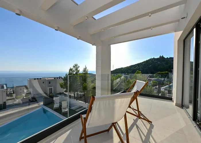 Rosemary West - Heated Infinity Swimming Pool - Jacuzzi - Sea View Makarska